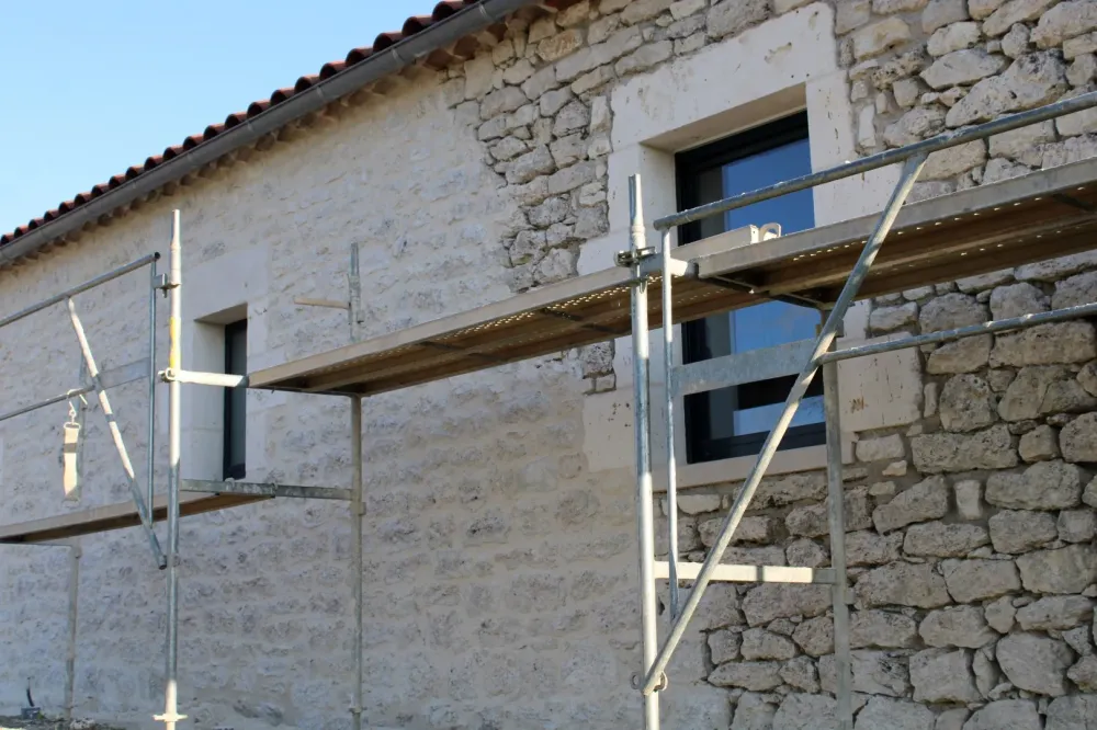 rénovation de façade en pierre